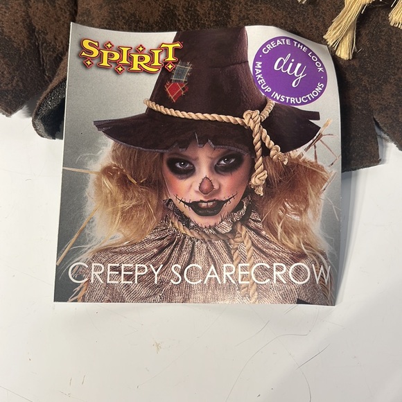 Creepy Scarecrow Child Halloween Costume, Size XL (12-14) - Picture 12 of 12